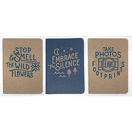 Gibbs Solitude Set of 3 Notebook, 3.5 x 5.5in, 9781423651956