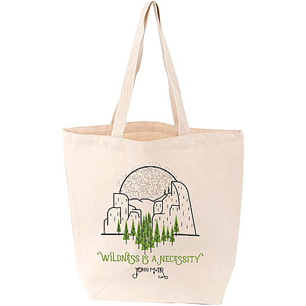 Gibbs Wilderness Is A Necessity Tote, Natural Cotton, 9781423650058