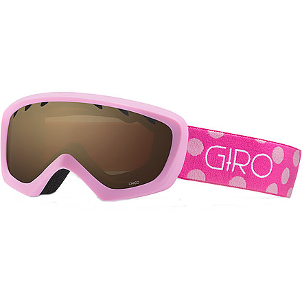 Giro Chico Goggle - Kid's-Pink/Magenta Dots-Amber Rose
