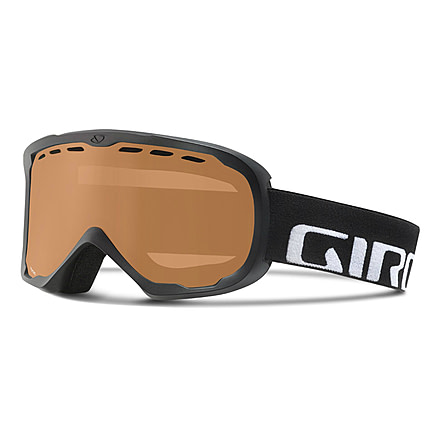 Giro Focus Goggle-Black Wordmark-Amber Rose