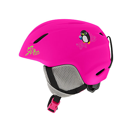 Giro Launch Snow Helmet - Kid's, Matte Bright Pink Penguin, 7082919
