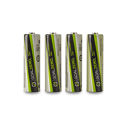 Goal Zero AA Rechargeable Batteries, 4 Pack, 11405