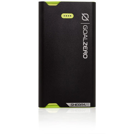 Goal Zero Sherpa 15 Power Bank Micro, Lightning, Black, 22020