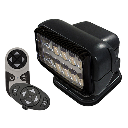 GoLight Permanent RadioRay LED w/Wireless &amp; Dash Remote - Black 44394