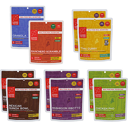 Good To-Go The Summit Kit, 2 Breakfasts &amp; 8 Single Meals, 5501SUM