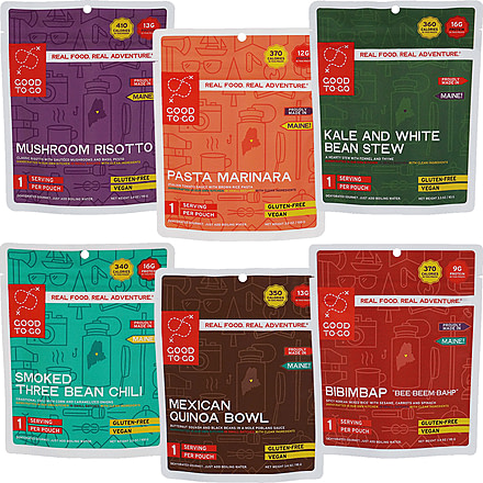 Good To-Go The Traverse Sampler - Vegan, 6 Single Meals, 5506TRV