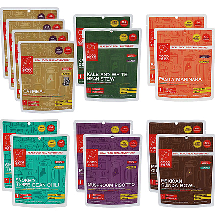 Good To-Go The Vegan Kit, 4 Breakfasts &amp; 10 Single Meals, 5502VEG
