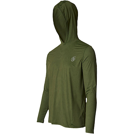 Googan Squad Hydrilla Topo Hooded Long-Sleeve Shirt - Mens, Medium, GS006-M