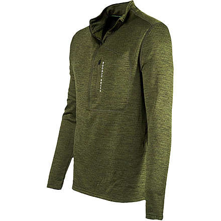 Googan Squad Olive Half-Zip Shirt - Mens, X-Large, GS067-XL