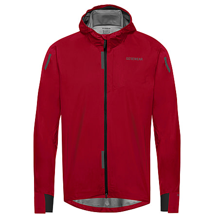 GOREWEAR CONCURVE GORE-TEX Running Jacket Mens in Utility Red Medium Slim fit Waterproof A4F4C03F, 101066-DA00-L