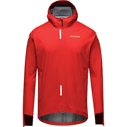 GOREWEAR CONCURVE LE4 GORE-TEX Running Jacket Sleeve Logo Mens in Lab Red 2XL Slim fit Waterproof B7823A2A, 101242-DC00-XXXL