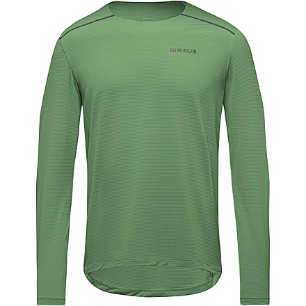 GOREWEAR Contest 2.0 Long Sleeve Tee Mens in Engine Green Large Slim fit 20D26964, 101076-DB00-XL