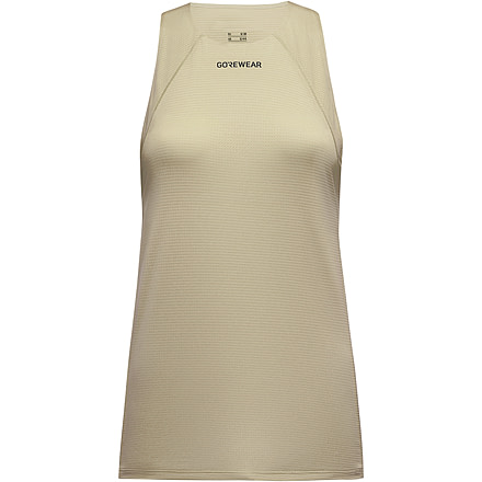 GOREWEAR Contest 2.0 Running Singlet Womens in Tech Beige Small 4-6 Slim fit E5C6A409, 101071-BG00-38