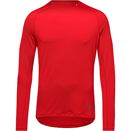 GOREWEAR Everyday Long Sleeve Running Shirt Mens in Lab Red Large Regular fit 8C4A5031, 101022-DC00-XL