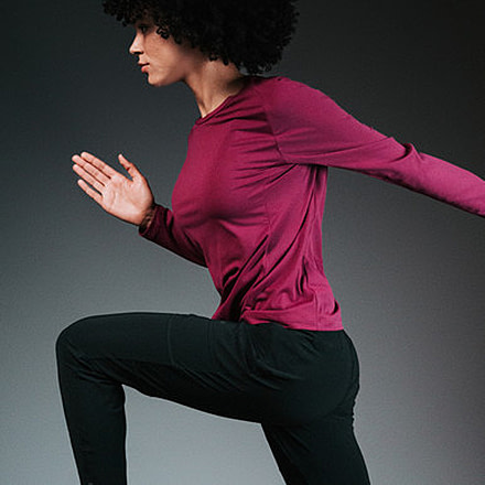 GOREWEAR Everyday Long Sleeve Running Shirt Womens in Engine Green 2XS Regular fit A9628B09, 101017-EN-XX