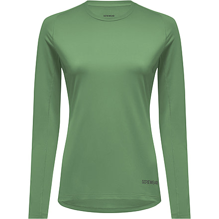 GOREWEAR Everyday Long Sleeve Running Shirt Womens in Engine Green XS 0-2 Regular fit 171231CE, 101017-DB00-36