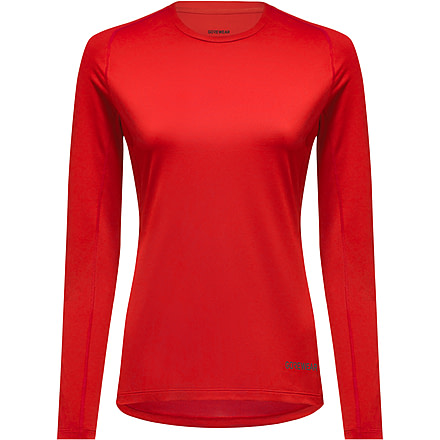 GOREWEAR Everyday Long Sleeve Running Shirt Womens in Lab Red XL 16-18 Regular fit 7B5A54EB, 101017-DC00-44