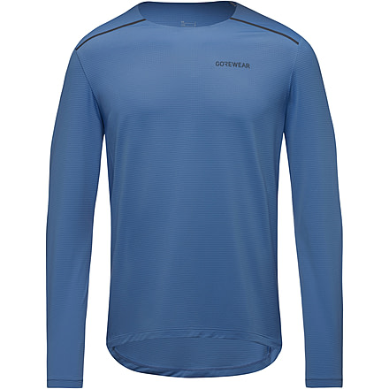 Gorewear GOREWEAR Contest 2.0 Long Sleeve Tee Mens in Cargo Blue Large Slim fit, 101076-CA00-XL