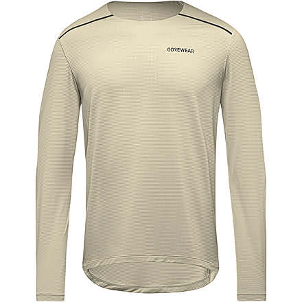Gorewear GOREWEAR Contest 2.0 Long Sleeve Tee Mens in Tech Beige Small Slim fit, 101076-BG00-M