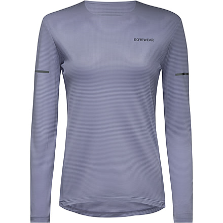 Gorewear GOREWEAR Contest 2.0 Long Sleeve Tee Womens in Amethyst Grey Large 12-14 Slim fit, 101073-DF00-42