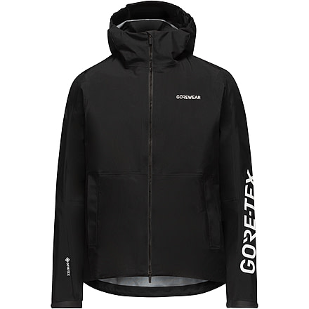 Gorewear GOREWEAR LUPRA 2.0 GORE-TEX LE1 Hooded Cycling Jacket Mens in Black Large Regular fit Waterproof, 101244-9900-L