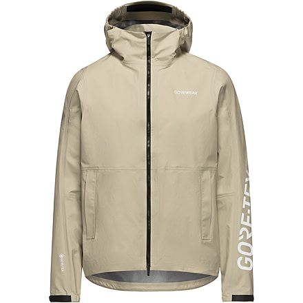 Gorewear GOREWEAR LUPRA 2.0 GORE-TEX LE1 Hooded Cycling Jacket Mens in Tech Beige Small Regular fit Waterproof, 101244-BG00-S