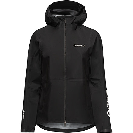 Gorewear GOREWEAR LUPRA 2.0 GORE-TEX LE1 Hooded Cycling Jacket Womens in Black Medium Regular fit Waterproof, 101243-9900-M