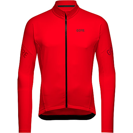 Gorewear GOREWEAR Mens C3 Thermo Cycling Jersey in Lab Red Large Slim fit, 100647-DC00-XL