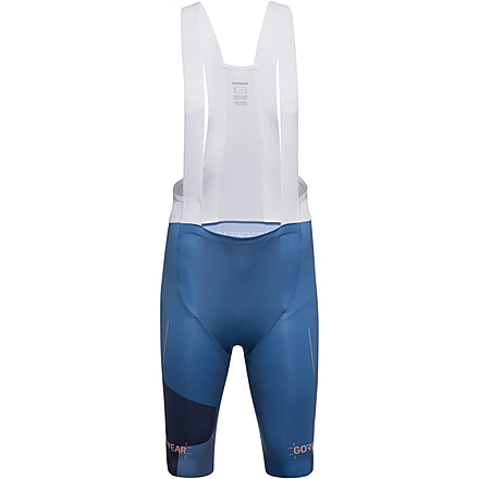 Gorewear GOREWEAR SPINSHIFT Colorblock Bib Cycling Shorts Mens in Cargo Blue Medium Form fit, 101349-CA00-L