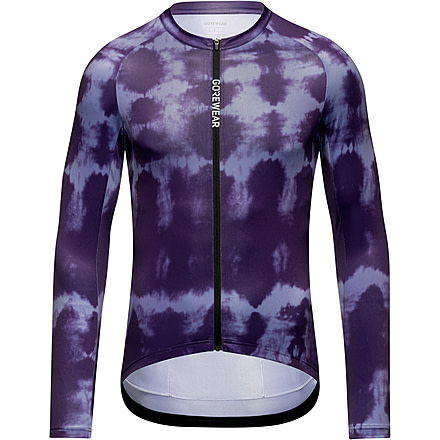 Gorewear GOREWEAR SPINSHIFT Long Sleeve Cycling Jersey Mens in Amethyst Grey/Purple Indigo Small Form fit, 101078-DFDE-M