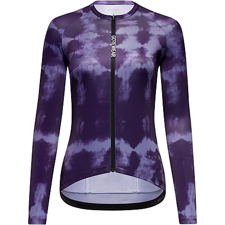Gorewear GOREWEAR SPINSHIFT Long Sleeve Cycling Jersey Womens in Amethyst Grey/Purple Indigo Small 4-6 Form fit, 101077-DFDE-38