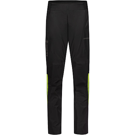 GOREWEAR LUPRA GORE-TEXR Cycling Pants Mens in Black/Neon Yellow 2XL Regular fit Waterproof 51C89C21, 101106-9908-XXL
