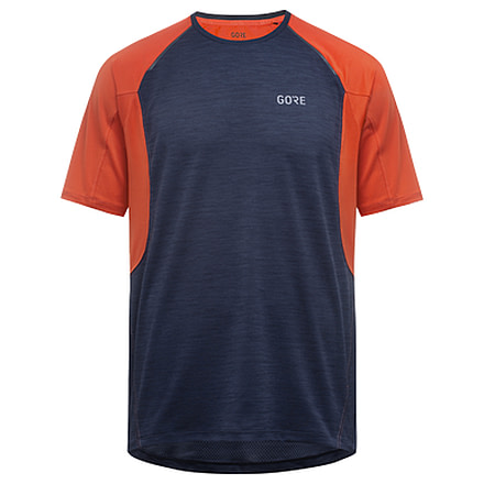 GOREWEAR Mens R5 Running Shirt in Orbit Blue/Dynamic Cyan XS Slim fit 1646D0F7, 100614-OR-XS