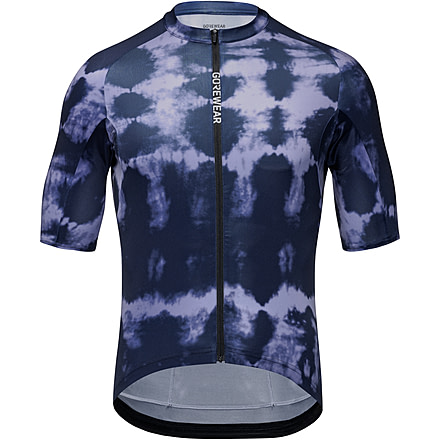GOREWEAR SPINSHIFT Shibori Cycling Jersey Mens in Orbit Blue/White Large Form fit F358DF72, 101223-AU01-XL