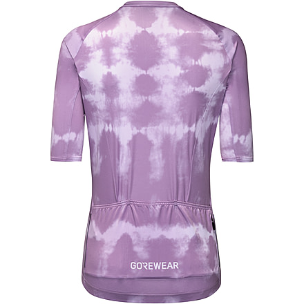 GOREWEAR SPINSHIFT Shibori Cycling Jersey Womens in Scrub Purple/White XL Form fit C4DF6FDA, 101224-BX01-XL