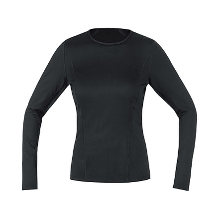 GOREWEAR Womens M Base Layer Long Sleeve Shirt in Black XL 16-18 Form fit Moisture Wicking 6483D852, 100015-9900-44