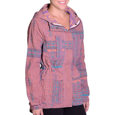 Gramicci Avery Quilted Hooded Jacket - Women's-Turquoise Stone-Large