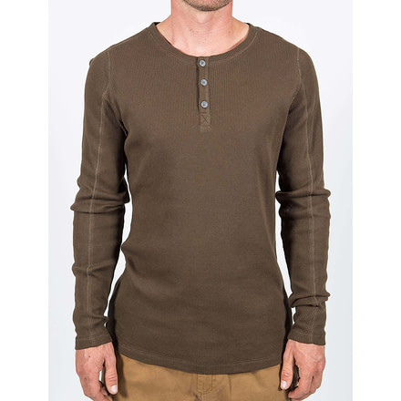 Gramicci Jak Henley Shirt - Mens, Havana Coffee, Medium, M-4202-YRHVCMD