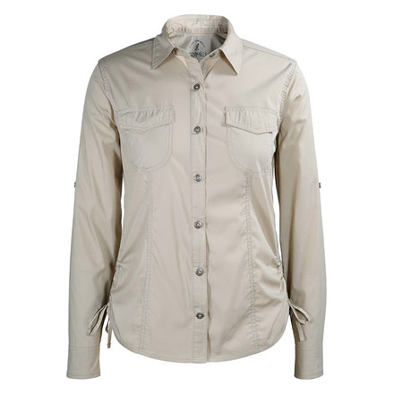 Gramicci No-Squito Long Sleeve Shirt - Women's-True Khaki-Medium