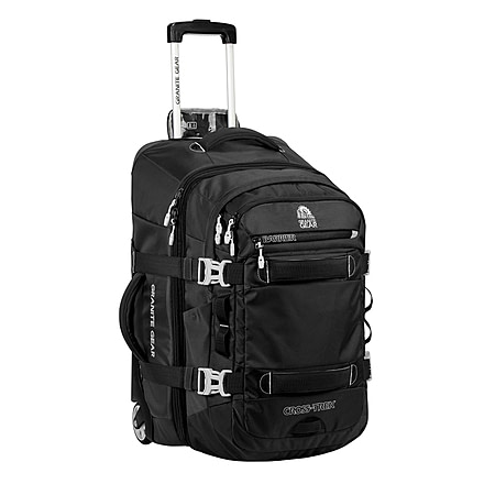 Granite Gear Cross Trek 22 Wheeled Duffel w/ Removable 28 L Pack-Black