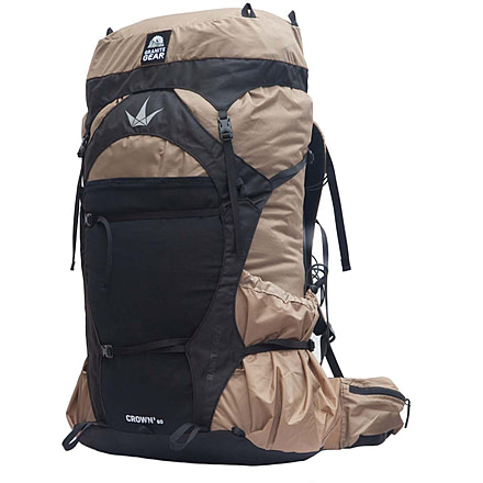 Granite Gear Crown 3 Backpack, 60L, Short, Dunes/Black, 50014-7010