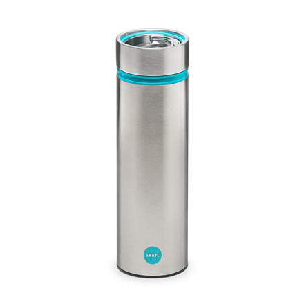 Grayl Legend With Travel Purifier-Stainless/Teal