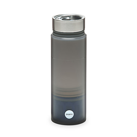 Grayl Quest With Tap Filter - Water Filtration Bottle-Grey