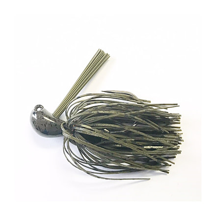 Greenfish Tackle Shin Fukae Chibi Jig Green Pumkin 7/16 oz., SFCJGP716