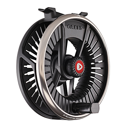Greys Tail AW Spare Spool Reel, 1.0/1, Right/Left, 7/8, Black/Grey, GSPTAILAW78