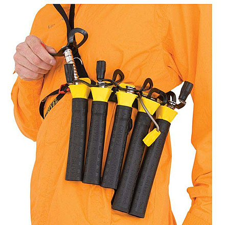 Grivel Pan Pipe Ice Screw Holder, Black/Yellow, IT241.00