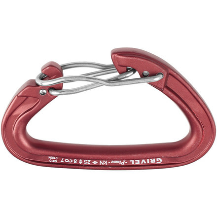 Grivel Plume Twin Gate Carabiner-Purple