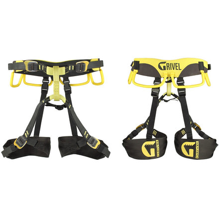 Grivel Poseidon Harness-Black/Yellow-M/L