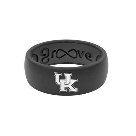 Groove Life Original - Collegiate Kentucky Silicone Ring, Black, 9 TGV-RNG-OR-CL-KTKY-BK-09