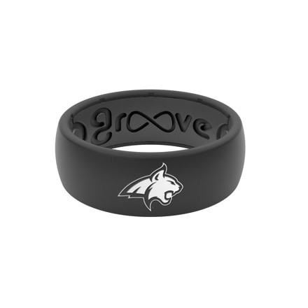 Groove Life Original Collegiate Montana State Silicone Ring, Black, 7 TGV-RNG-OR-CL-MTST-BK-07